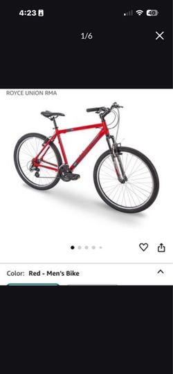 Red and black ADULT BIKE
