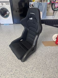 Corbeau FX1 racing seat with brackets and sliders