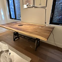 Large Desk With Crank Stand 