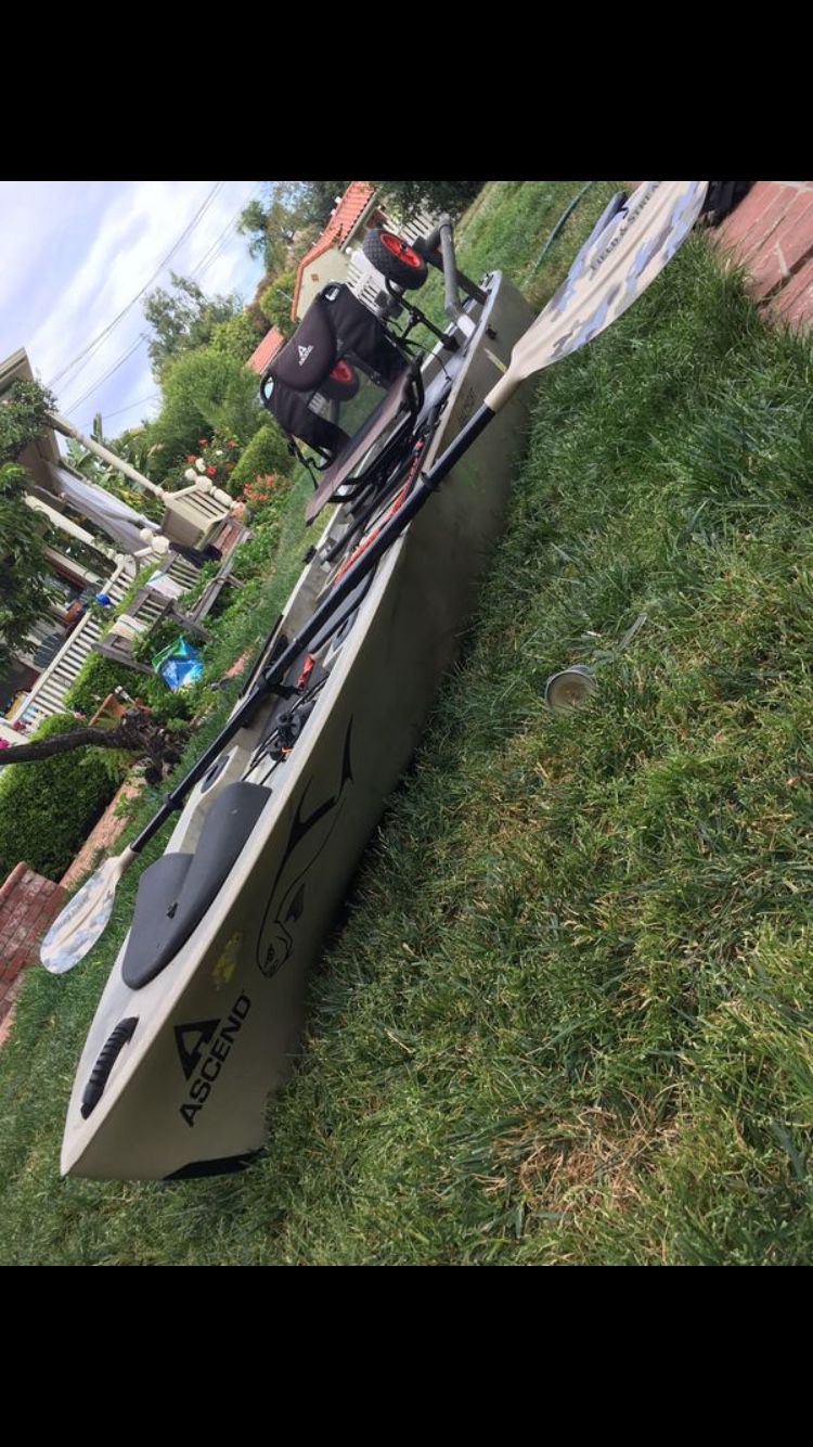 Fishing Kayak fully rigged up