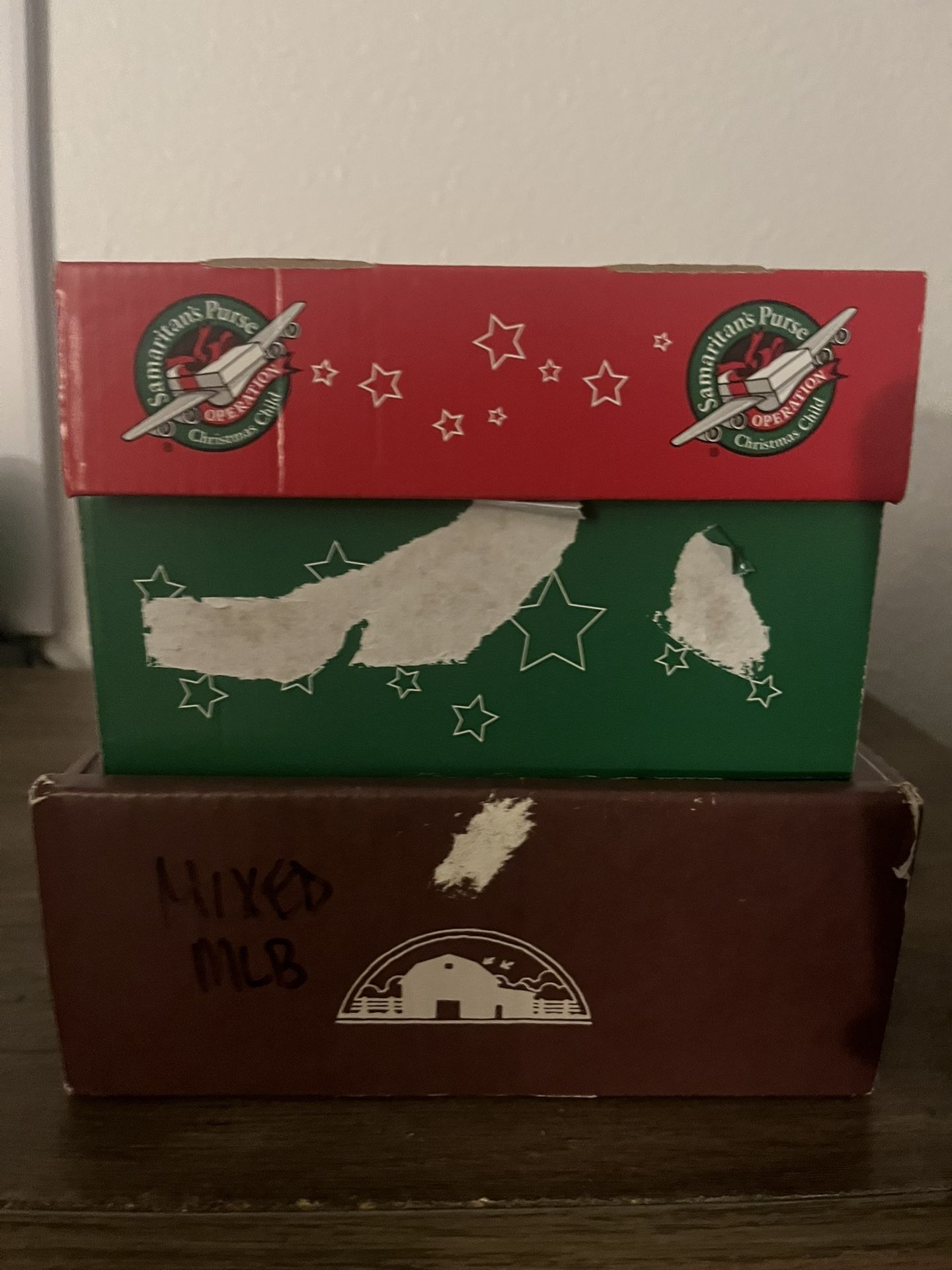 2 Box’s Of Football And Baseball Cards