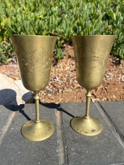 Brass Goblets