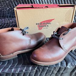 Red Wing 9017 Heritage Beckman Chukka Cigar Leather Work Mens Boots Size 10