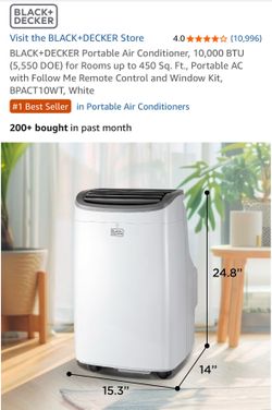 Portable Air  Conditioning 10,000 BTU