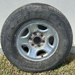 Rim and tire - 255/70/16 (1 rim and tire)