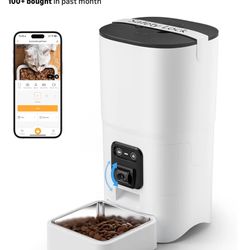 Automatic Pet Food Feeder With Camera 