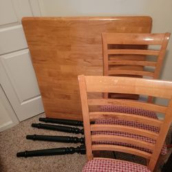 Table with chairs 44 by 39