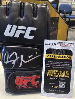 Stipe Miocic SIGNED (JSA COA) UFC Glove autographed MMA