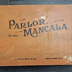 Mancala game - Wooden antique version