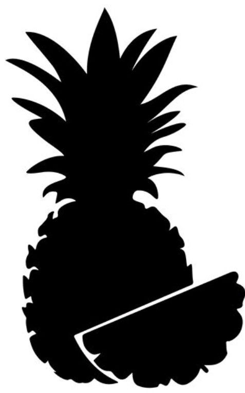 6" Pineapple Vinyl Decal Sticker