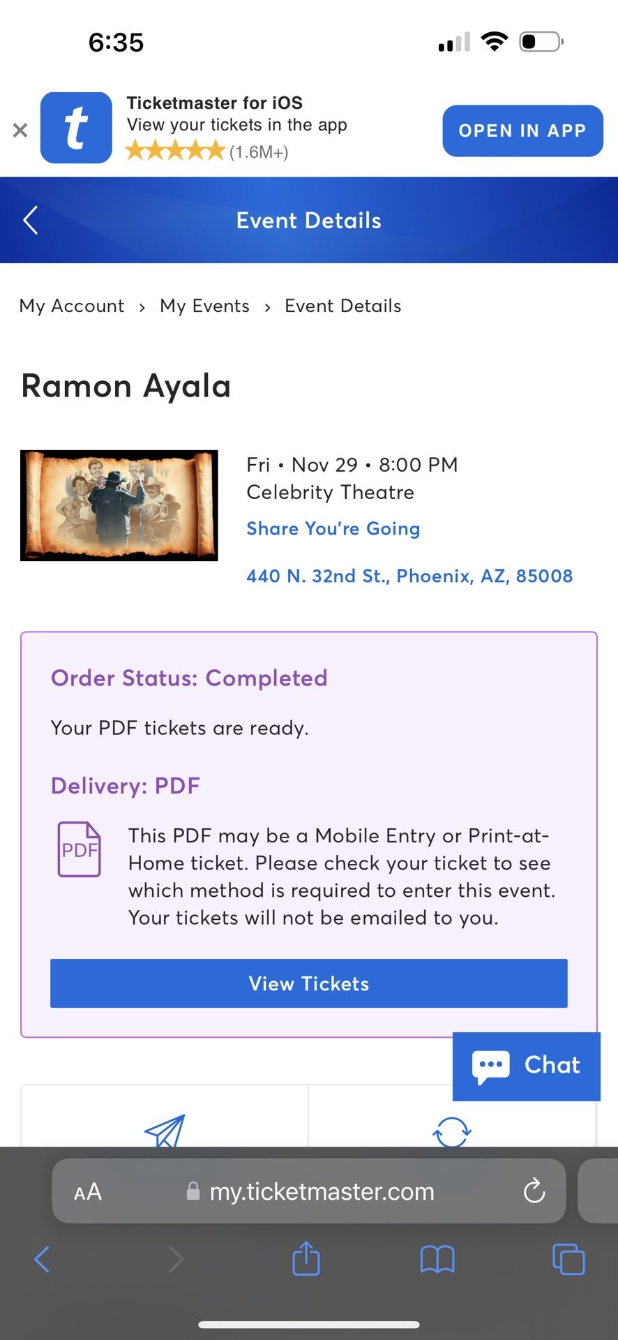 Ramon Ayala Tickets