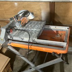 7” Tile Saw Rigid