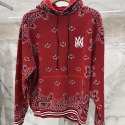 AMIRI CASHMERE BANDANA HOODIE 