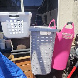 ASSORTED LAUNDRY BASKETS  $5 TO $10
