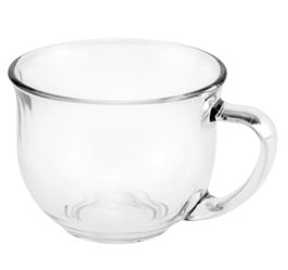 Clear Glass Mugs, 18 oz. (4 Pack)