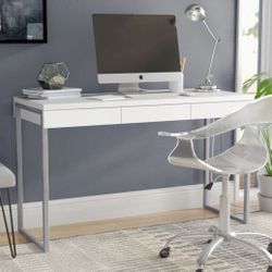 White Office Desk 
