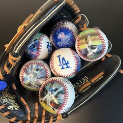 Los Angeles Dodgers Player Collectibles Baseballs From The 90s! VINTAGE-NEW
