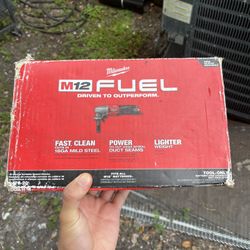 Milwaukee M12 Fuel 16 Gauge Variable Speed Nibbler - No Charger, No Battery, Bare Tool Only