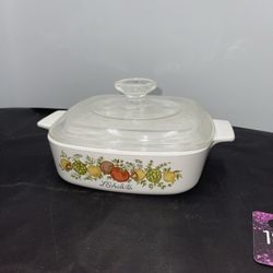 Vintage Corning Ware  L'Echalote A -1 -B  Spice Of Life 1 Quart(p185)