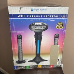 Singing Machine, Wifi Karaoke Pedestal System 