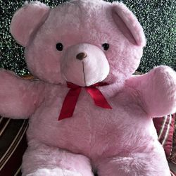 Giant Pink Teddy Bear (Movie Set Prop) 