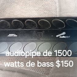 Amp Audiopipe De 1500 Watts De Bass