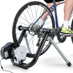 $300+tax On Amazon, Smart Bike Trainer Sportneer Electromagnetic Bicycle Trainers Stand for Indoor Riding Cycling with Built-in Speed Sensor Power Sen