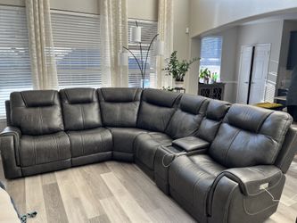 6 Piece Palisade & Co Power Recline Sectional