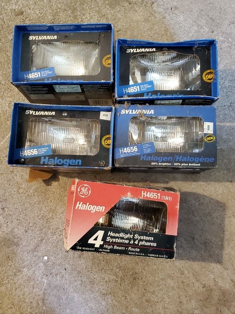 Old Headlights One Highbeam Light