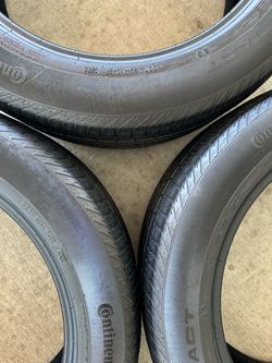 3x OEM 255/50R20 Continental CrossContact LX Sport tires from 2022 Audi e-tron