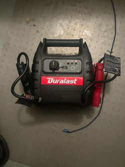 Duralast battery charger with air compressor