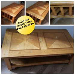 Coffee Table solid oak