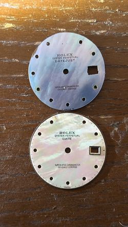 Ladies Rolex Blue Mother Of Pearl and Pinkish Purple Mother Of Pearl Rolex Datejust Dial
