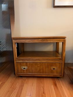 Drexel Passage Wood Stand with Drawer