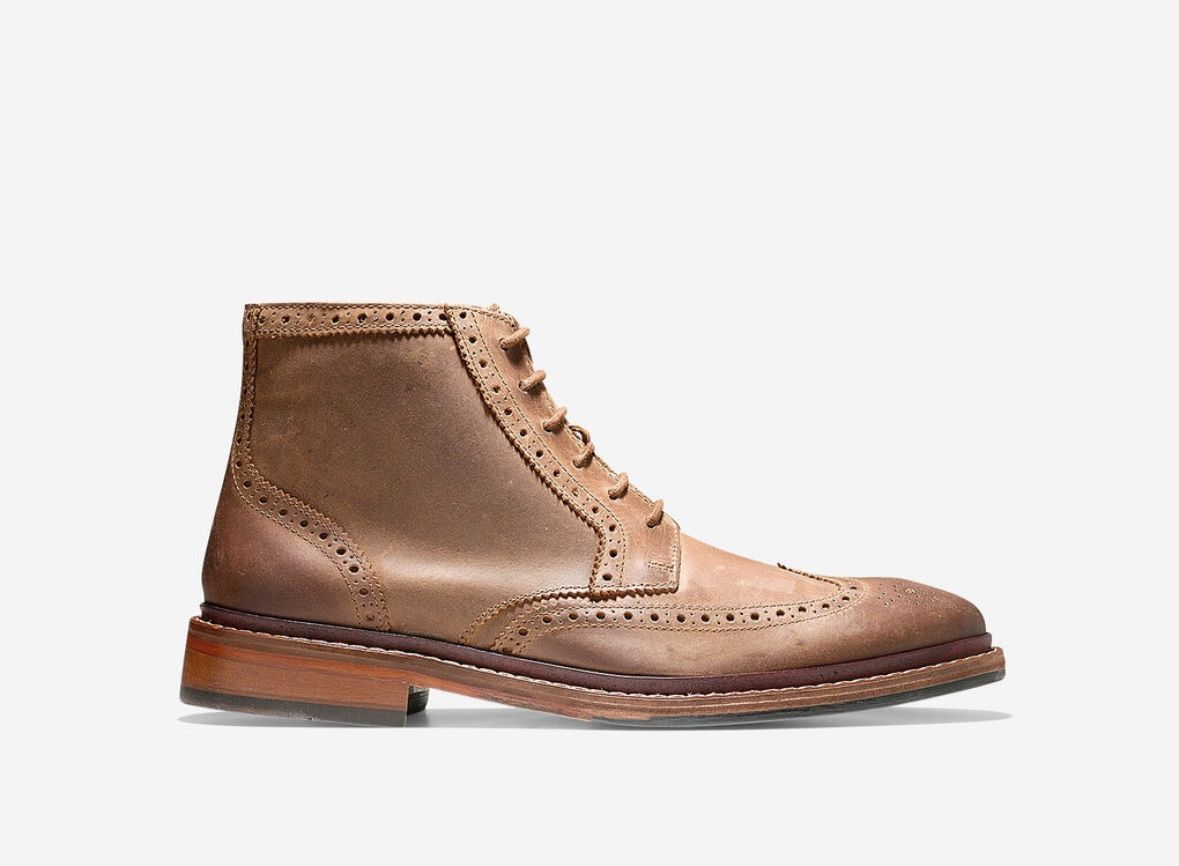 Cole Haan Boot 7.5 Mens Camel color 