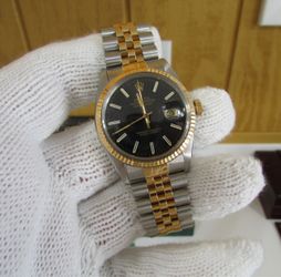 Rolex datejust black dial 16013