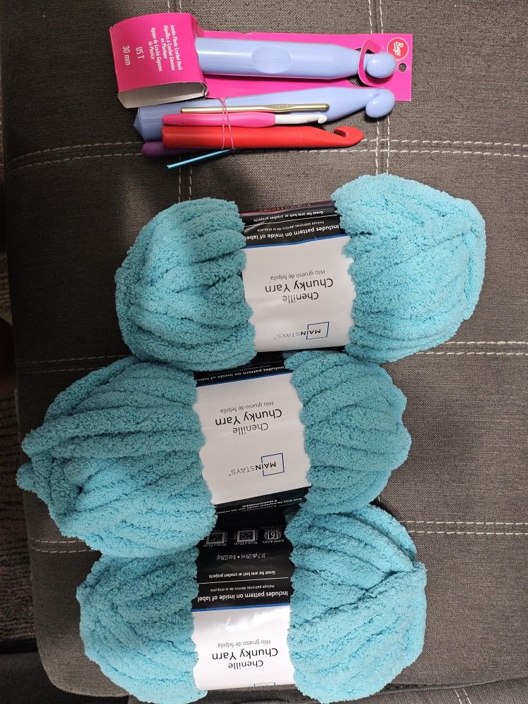 Yarns and Crochet Hooks