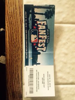 All star fan fest ticket