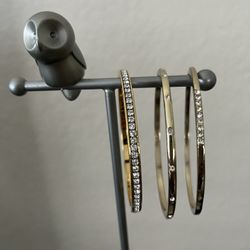 Bangle Bracelets Gold Tone.  