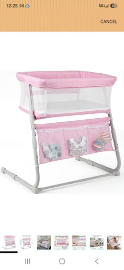 Bassinet bed side sleeper crib