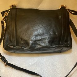 Black Leather Michael Kors bag