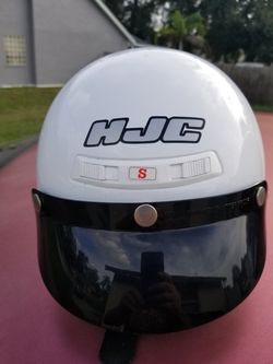HJC half shell helmet