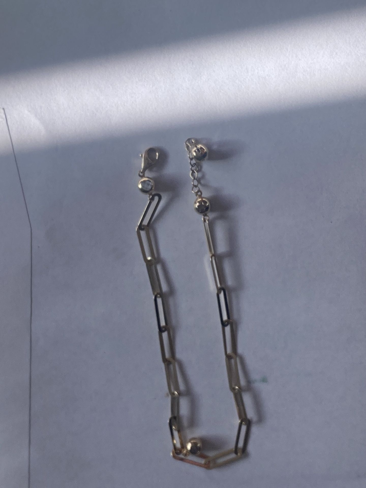 Bracelet W 14K “CASH” No Trade … 10 Inches Long