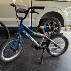 Schwinn Kids Cosmo 16” Bike Blue Gray Smartstart 