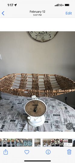 Antique Infant Scale From England