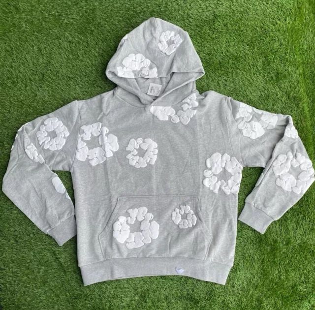 Denim Tears Grey Hoodie XL ✔️1️⃣