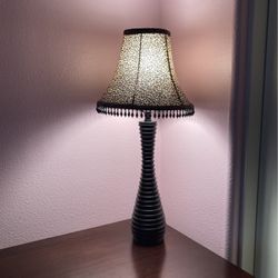 Leopard Lamp Shade And Base