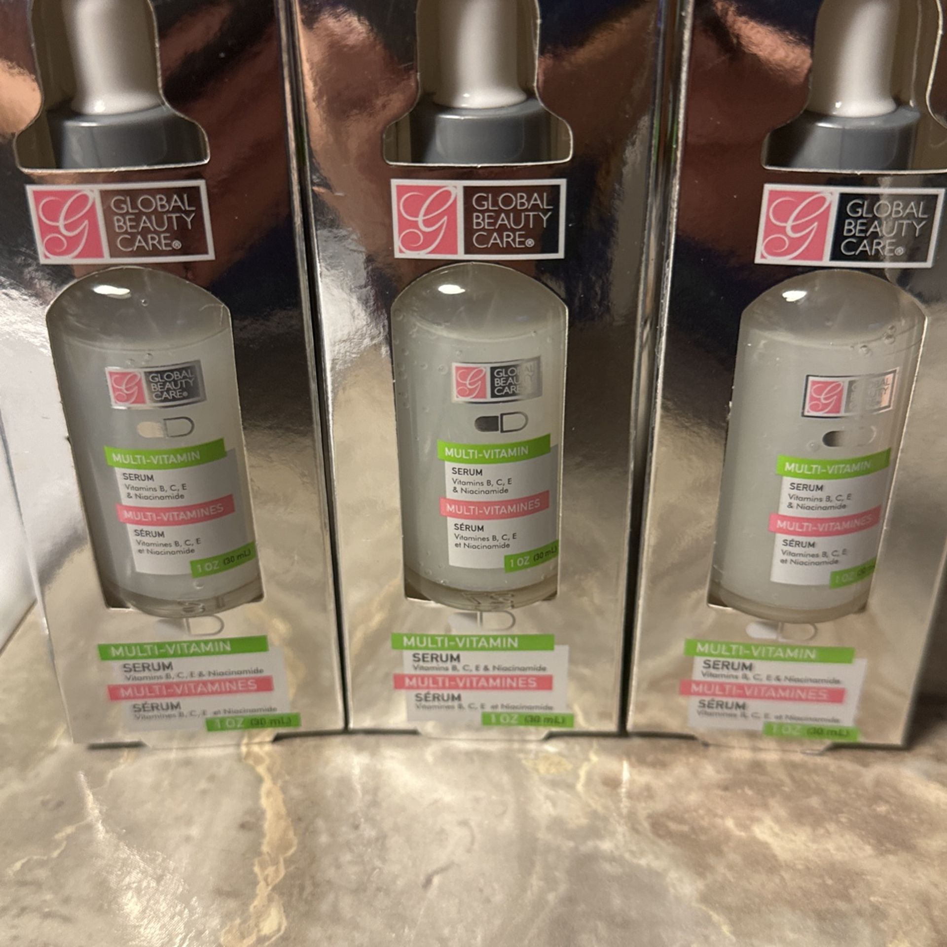 Global Beuty Care Multi-Vitamins Serum 1oz/30ml. Vit. B, C, E.
