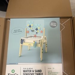 kiwiCo water and sand sensory table