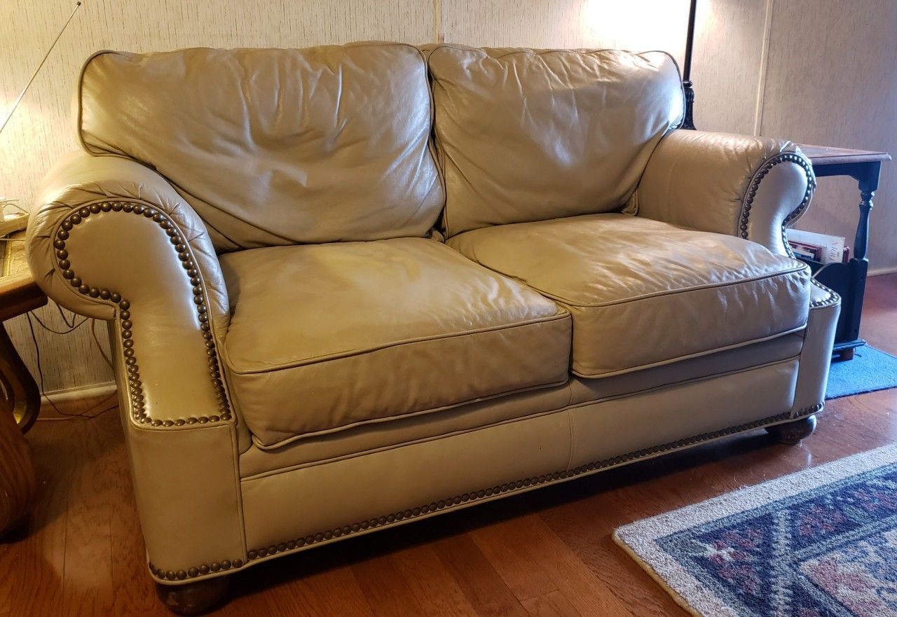 Leather Loveseat